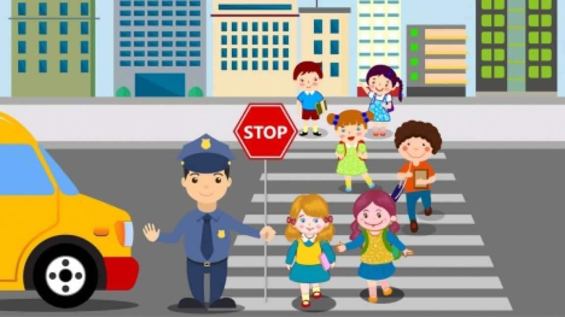 OKULUMUZDA TRAFİK EĞİTİMİ VERİLDİ.